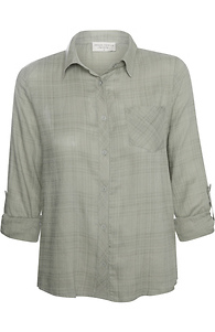 Plaid Button Up Slide 1