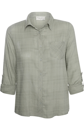 Plaid Button Up Slide 1