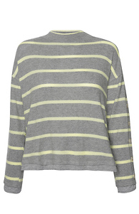 Skies are Blue Striped Knit Top Slide 1