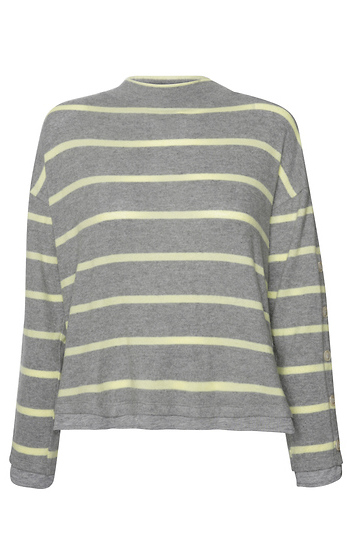 Striped Knit Top Slide 1