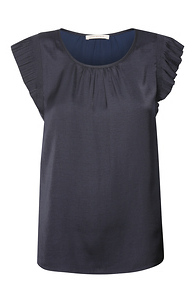 Skies are Blue Pleated Short Sleeve Top Slide 1