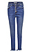 Button Up Ankle with Fray Hem Detail Denim Thumb 1