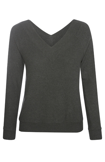 Ribbed V-Front Brushed Top Slide 1