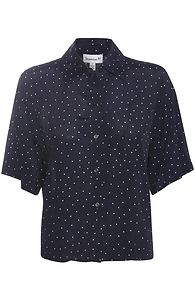Veronica M Polka Dot Button Down Slide 1