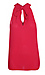 Veronica M Twist Halter Sleeveless Top Thumb 1