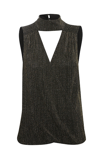 Veronica M Lurex High Neck Tank Slide 1