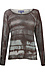 Democracy Long Sleeve Double Layer Front Hem Sweater Thumb 1