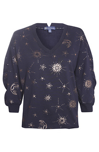 Democracy Foil Print Sweatshirt Slide 1