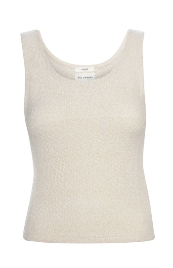 Cozy Knit Sleeveless Top Slide 1