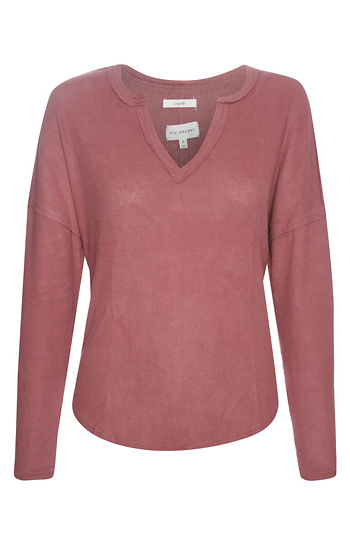 V-Neckline Long Sleeve Slide 1