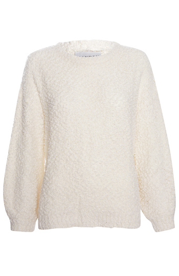 Popcorn Knit Pullover Slide 1