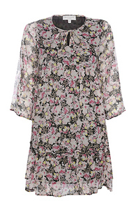 Floral Bell Sleeve Dress Slide 1