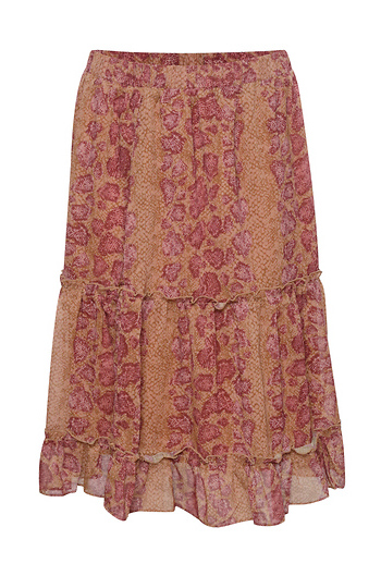 Mystree Tiered Midi Skirt Slide 1