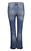 Mid Rise Crop Kick Flare with Side Slit Thumb 2