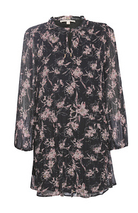 Skies are Blue Floral Print Dress Slide 1