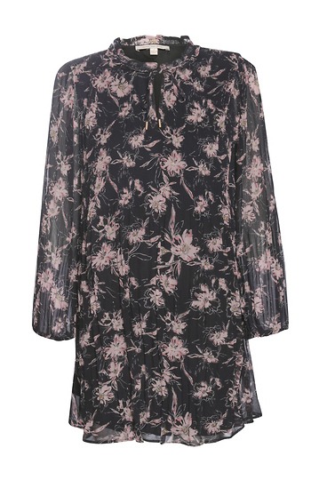 Skies are Blue Floral Print Dress Slide 1
