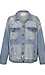 Sneak Peek Oversized Distressed Denim Jacket Thumb 1