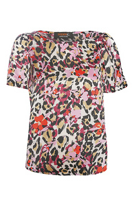 Renee C Printed Short Sleeve Slide 1
