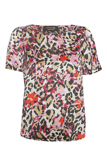 Printed Short Sleeve Slide 1