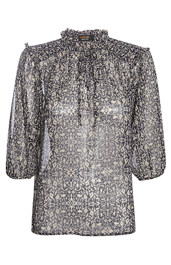 3/4 Sleeve Printed Blouse Slide 1