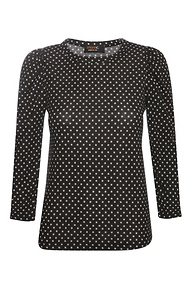 Printed Puff Sleeve Blouse Slide 1