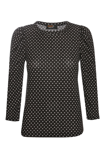 Printed Puff Sleeve Blouse Slide 1