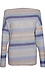 Striped Off the Shoulder Knit Top Thumb 1