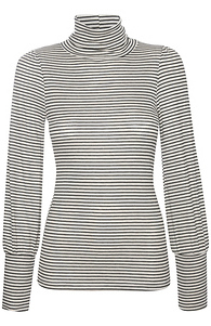 Renee C Striped Turtleneck Slide 1