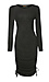 Long Sleeve Fitted Dress Thumb 1