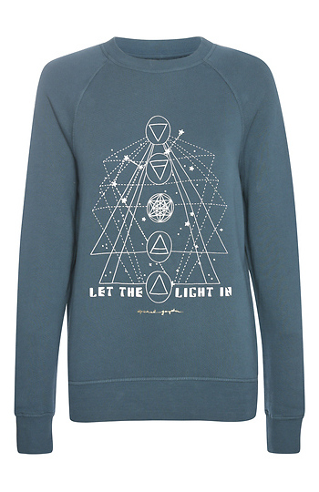 Spiritual Gangster Light Old School Terry Pullover Slide 1