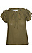 Ruffled Neckline Top Thumb 1
