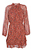 Chiffon Printed Dress With Tie Thumb 1