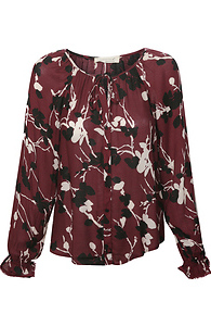 Button Down Printed Long Sleeve Slide 1