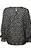 Cheetah Long Sleeve Woven Top Thumb 2
