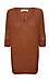 V-Neck 3/4 Sleeve Brushed Top Thumb 1
