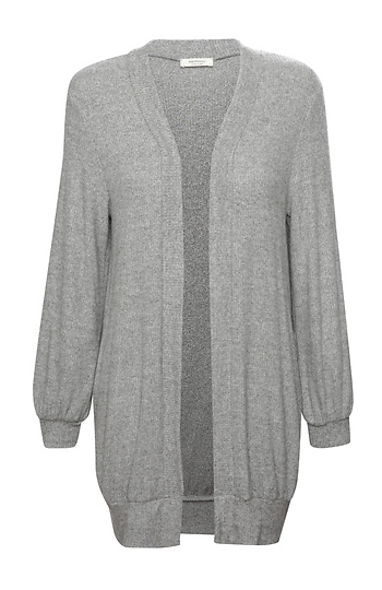 Brushed Hacci Cardigan Slide 1