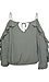 Cold Shoulder Tie Detail Top Thumb 2