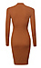 Mock Neck Ribbed Fitted Dress Thumb 2