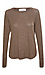 Long Sleeve Brushed Knit Top Thumb 1