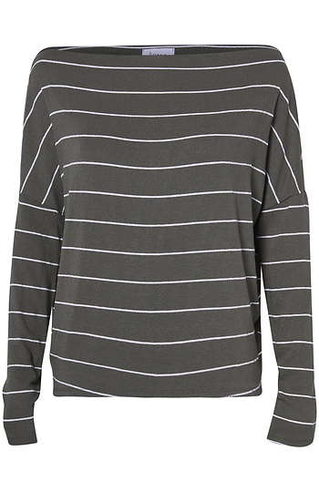 Striped Long Sleeve Top Slide 1