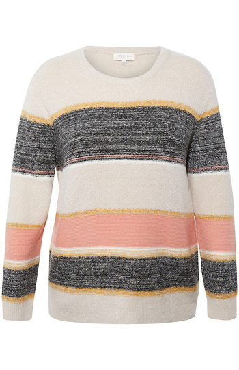 Multi Stripe Knit Sweater Slide 1