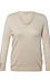V Neck Knit Long Sleeve With Button Detail Thumb 1
