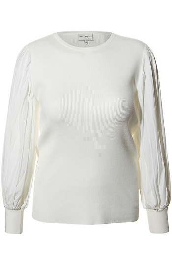 Long Puff Sleeve Top Slide 1
