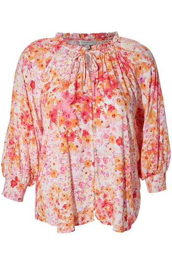 Floral Smock Blouse Slide 1