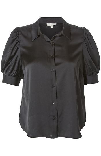 Shirred Sleeve Top Slide 1