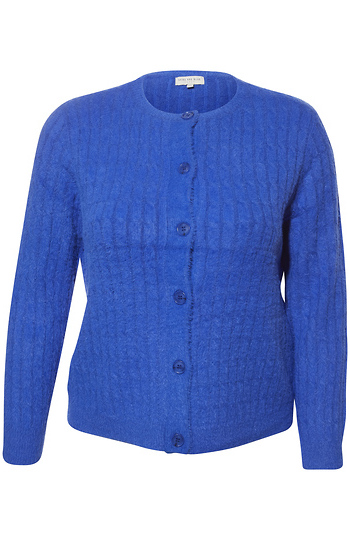 Ribbed Knit Cardigan Slide 1