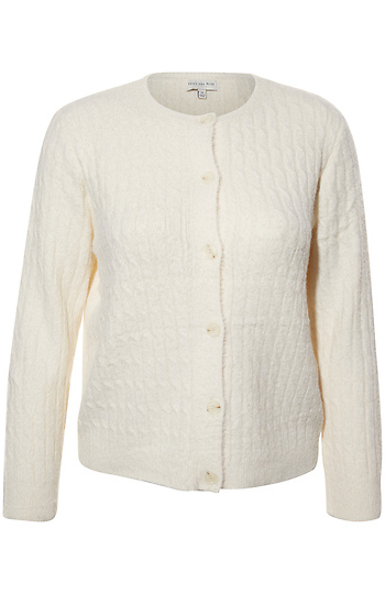 Ribbed Knit Cardigan Slide 1