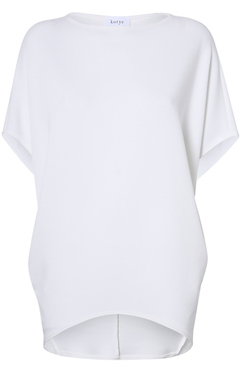 3/4 Sleeve Scuba Top Slide 1