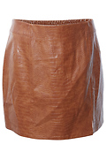 Faux Leather Mini Skirt