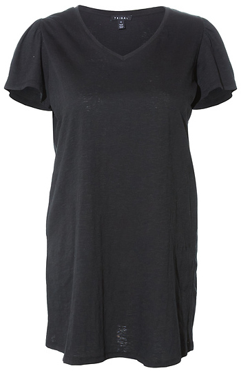 Tribal Flutter Sleeve Dress Slide 1